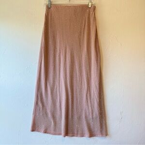 Anthropologie Blush Pink Skirt - Size S